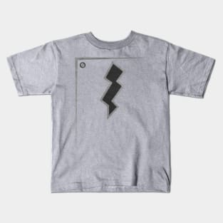 Captain Retro Black & White Film style Kids T-Shirt